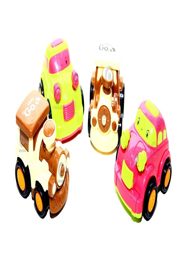 Quasar Unbreakable Fun Autos Car Engine Push and Go Engine Toddlers Automobile Set for Kids Children Toys - Image 3